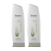 Himalaya Botanique balancing neem-turmeric face-wash bottle label promotes balanced skin cleansing