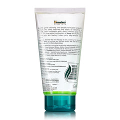 Himalaya Purifying Neem Face Wash neem-turmeric closeup showcases natural cleansing ingredients.