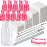 HiMo nail polish gel remover clips for quick changes