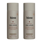 Hims Max Volume Conditioner bottle front shows lightweight volumizing for fine hair