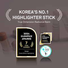 HINCE True Dimension Radiance Balm sheer-color-glow adds translucent shimmer and dimension