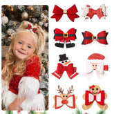 HIPIHOM Santa hair clip delivers festive style with secure hold.