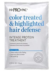 Hi-Pro-Pac Color Treated & Highlighted Intense Protein Treatment bottle highlighting vibrant color and shine