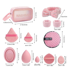 HIUZAR latex-free sponges and puffs deliver gentle blending with durability.