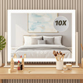 HNV Hollywood vanity mirror with lights front view for bright, even makeup.