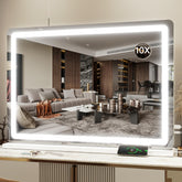 HNV vanity mirror 31x21 with lights for full upper body makeup reflections