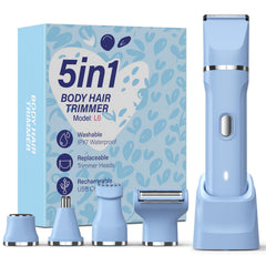 HOHOLE 5-in-1 face trimmer for precise facial grooming and smooth skin