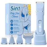 HOHOLE Bikini Trimmer 5in1 front view enables easy bikini-line and facial hair upkeep.