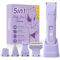 HOHOLE bikini trimmer front view showing compact travel-friendly design