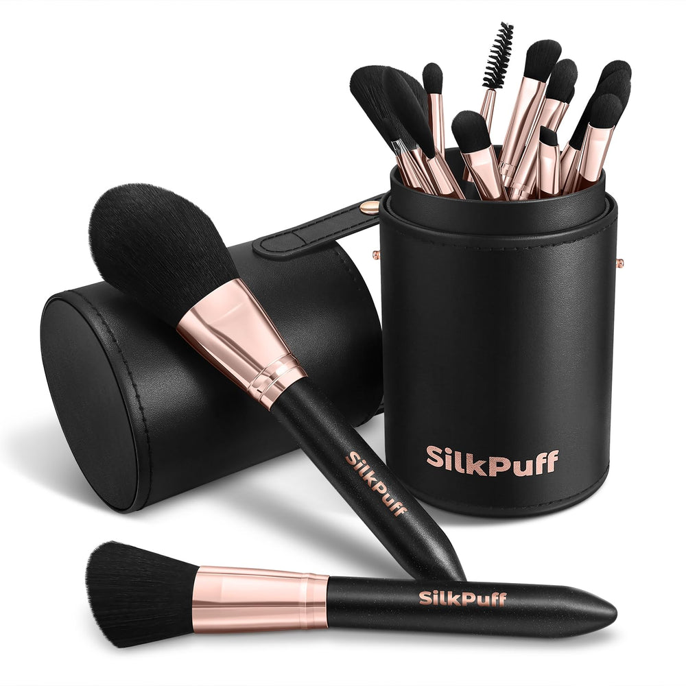 HOIFA Silkpuff 15pc brush set ready for flawless foundation and blending
