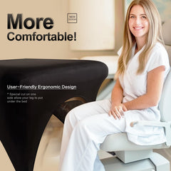 HOLITS spa bed cover professional look enhances client confidence during sessions.