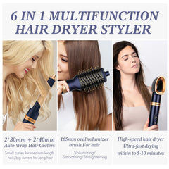 Homdigrk Prussian Blue volumizing comb adds lift and smoothness