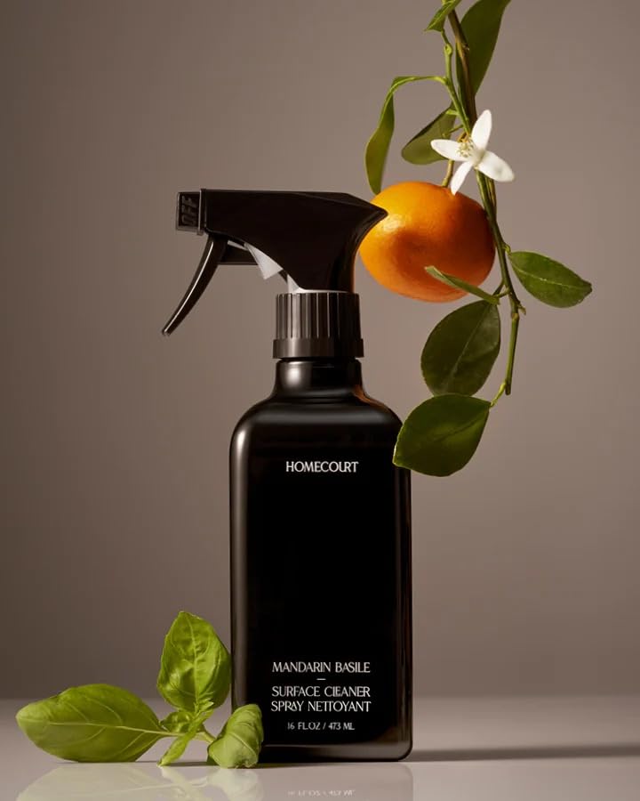 Homecourt All-Purpose Cleaner Spray bottle front delivers streak-free shine on non-porous surfaces.