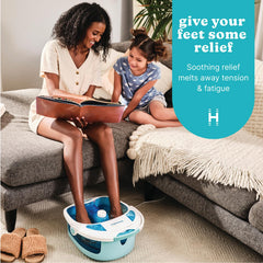 HoMedics Shower Bliss Foot Spa pedicure attachments smoothing calluses at home