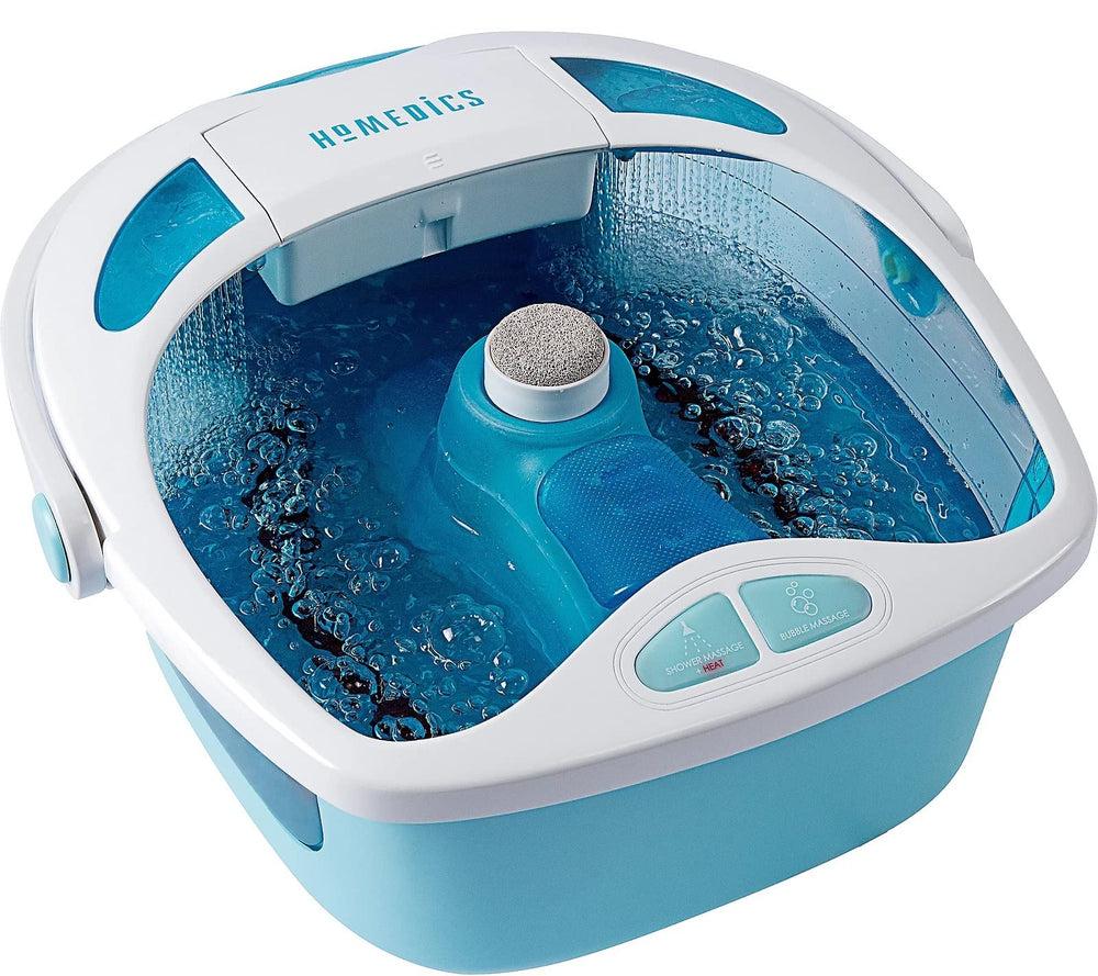 HoMedics Shower Bliss Foot Spa water jets deliver a relaxing foot massage at home