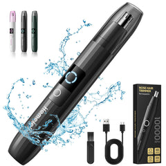 HOMETALL nose hair trimmer compact design for travel and everyday grooming.