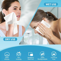 homexcel face towels soft texture close-up shows plush feel for gentle skin wipes
