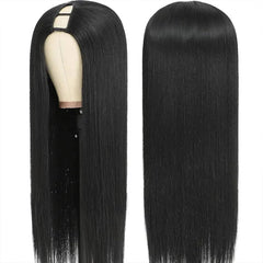 Homgoss U Part Wigs U-part opening demonstrating easy blend with your hair.