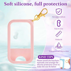 Honeydak rotating metal keychain attaches case to keys or bags.