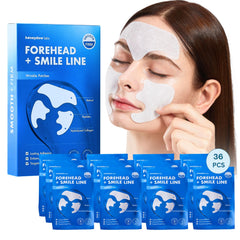 Honeydew Labs wrinkle patch forehead closeup for hydrating smoothing overnight care