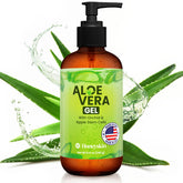 Honeyskin soothing aloe vera gel bottle cooling sun-exposed skin