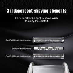HONGNAL 2-pack replacement head installation view for quick, tool-free fitting.