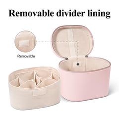 Honitty makeup bag elastic brush band keeps tools secure during travel