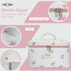 Honitty travel toiletry bag durable fabric, ideal for compact packing and on-the-road organization.