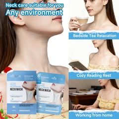 HONLINK Neck Mask with hyaluronic acid for lasting hydration and plump look.