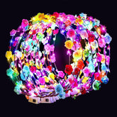 HONLYNE LED flower crown glow for weddings and festive ceremonies.