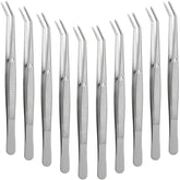 Honoson curved-tip tweezers in hand show precise control for crafting tasks.