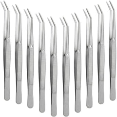 Honoson curved-tip tweezers in hand show precise control for crafting tasks.