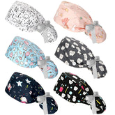 Honoson dental scrub cap pattern 1 promotes breathable cotton comfort for long shifts.