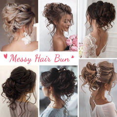 HOOJIH half-bun style demo highlights casual chic look.