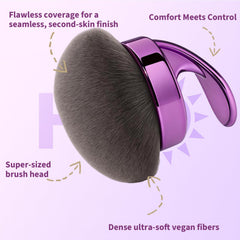 Hoostee back tanning application for full-body coverage