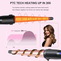 Hopopower dual voltage curler supports global travel, 100-240V