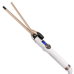 Hoson 9mm curling iron barrel with tourmaline ceramic for smoother, longer-lasting curls.