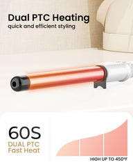 Hoson rapid-heat dual-PTC detail for quick styling