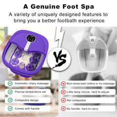 HOSPAN collapsible foot spa remote-control for easy operation from a distance.