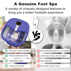 HOSPAN foot spa remote control lets you adjust heat and massage without bending.