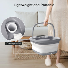 HOSPAN temperature-controlled foot bath maintains steady warmth during soaks.