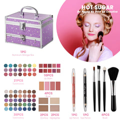 Hot Sugar teens makeup kit lip gloss set offers playful, glossy looks.