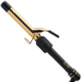 Hot Tools 24K Gold digital curling iron full view for versatile curls and waves