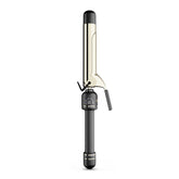 HOT TOOLS 24K Gold Extended Barrel curling iron in use for tousled curls