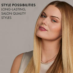 Hot Tools Pro Artist Black Gold 1in flat iron heat panel shows fast heating for quick styling sessions.