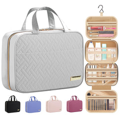HOTOR travel toiletry bag hanging design keeps items organized and accessible on trips