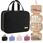 HOTOR travel toiletry bag hanging hook enables hands-free access on trips