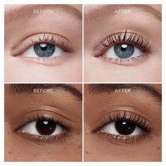 Hourglass Unlocked tubing mascara wraps lashes to prevent flaking and fallout.