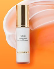 Hourglass Vanish Airbrush Primer close-up highlights smooth texture and oil control.