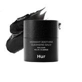 House of Hur Midnight Cleansing Balm jar close-up shows creamy texture for soothing nighttime skincare.